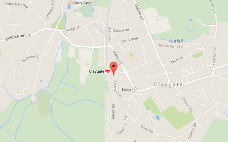 MMS Claygate Office Map